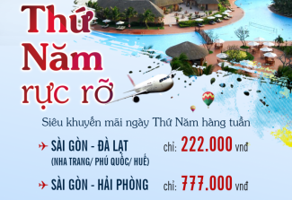 Siêu khuyến mãi - Thứ 5 rực rỡ