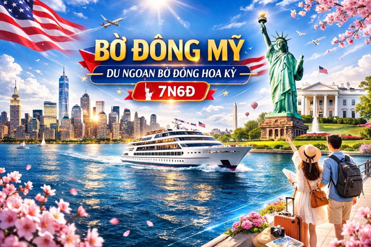 BỜ ĐÔNG HOA KỲ: New York - Philadelphia - Washington D.C