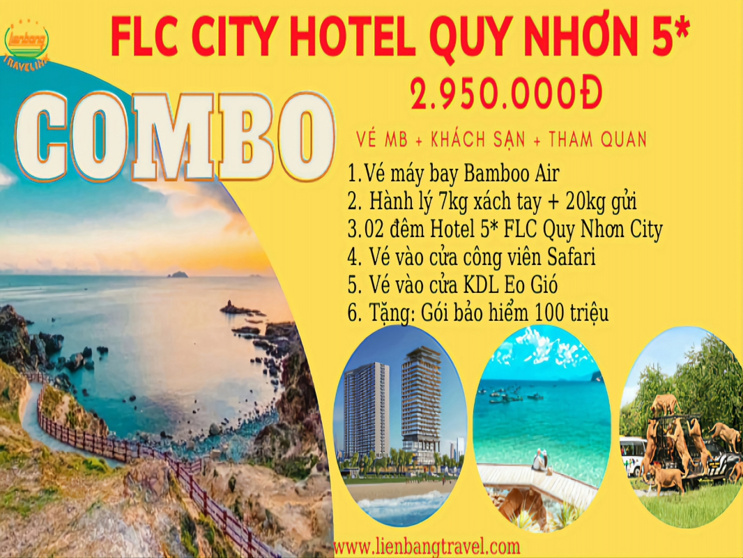 COMBO 5 SAO QUY NHƠN 3 NGÀY