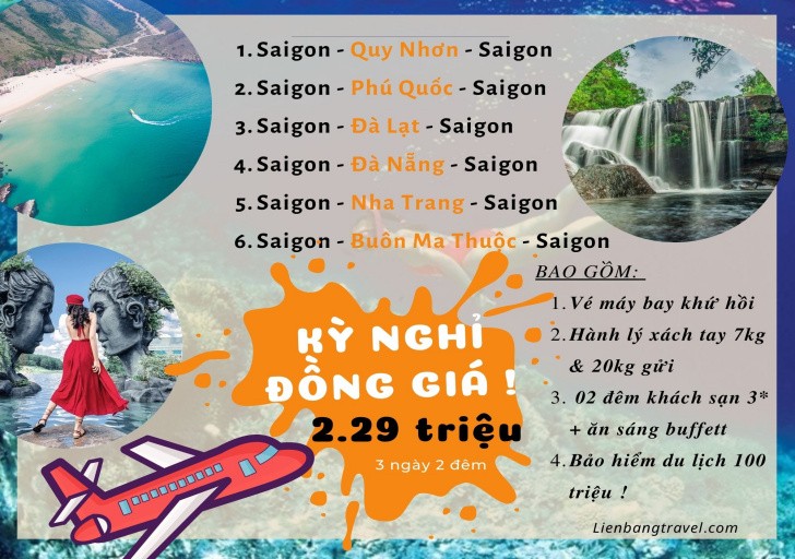 Du lịch nghỉ dưỡng 3 ngày 2 đêm