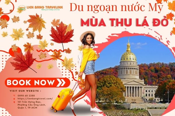 Du ngoạn nước Mỹ - Mùa thu lá đỏ Tham quan 6 thành phố lớn của Mỹ  (9 ngày 8 đêm)