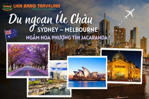 Du ngoạn Úc Châu: SYDNEY – MELBOURNE (6 ngày 5 đêm)