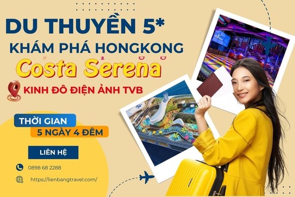 Du thuyền 5 sao: khám phá Hongkong (5 Ngày 4 Đêm)