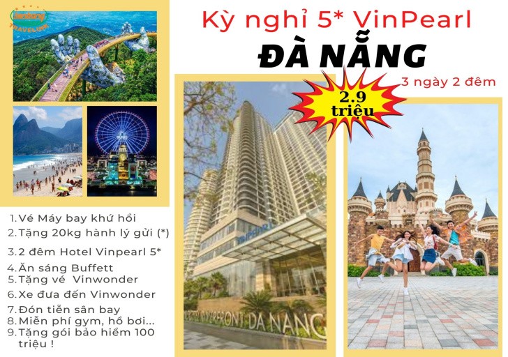 Kỳ nghỉ 5* Vinpearl Đà Nẵng