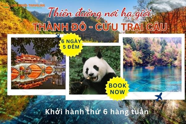 THIÊN ĐƯỜNG HẠ GIỚI : THÀNH ĐÔ - CỬU TRẠI CÂU ( 6 NGÀY 5 ĐÊM)