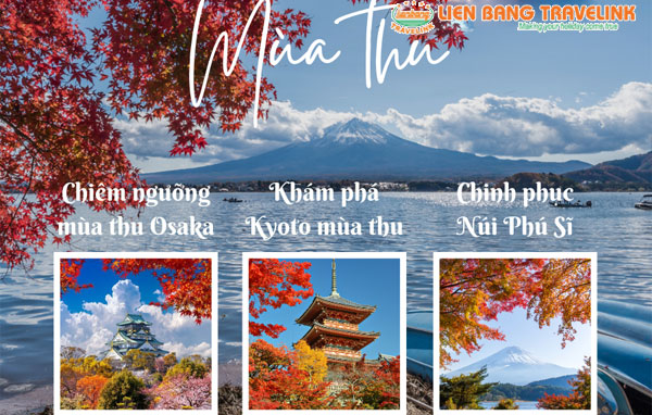 Du lịch Nhật Bản mùa thu lá đỏ